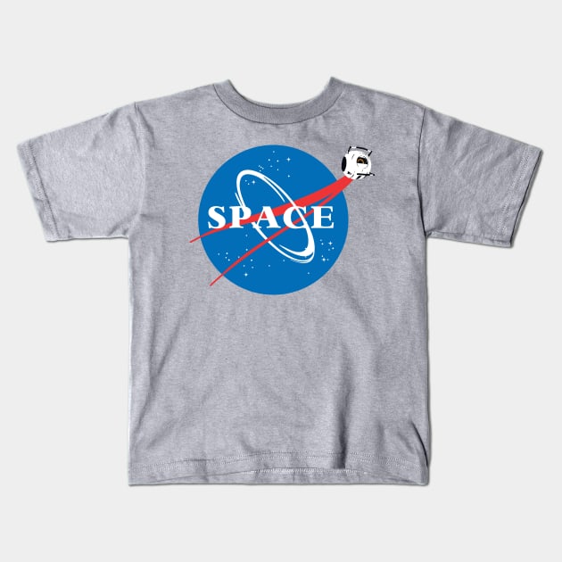 Portal Space Kids T-Shirt by Joe Hickson